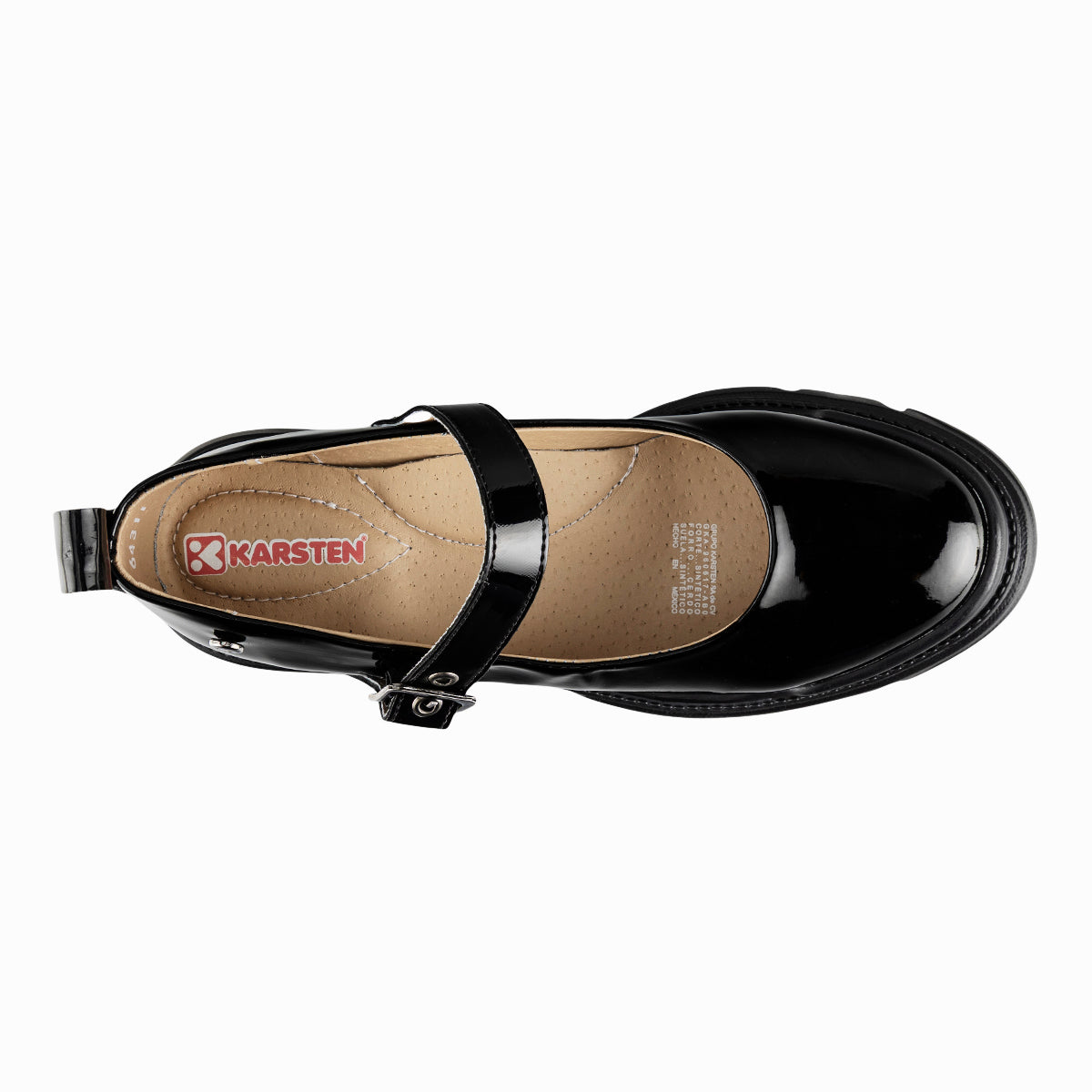 Zapato Escolar Mary Jane Junior Niña Karsten 07194 Karsten Zapatos Karsten Calzado con Estilo en México