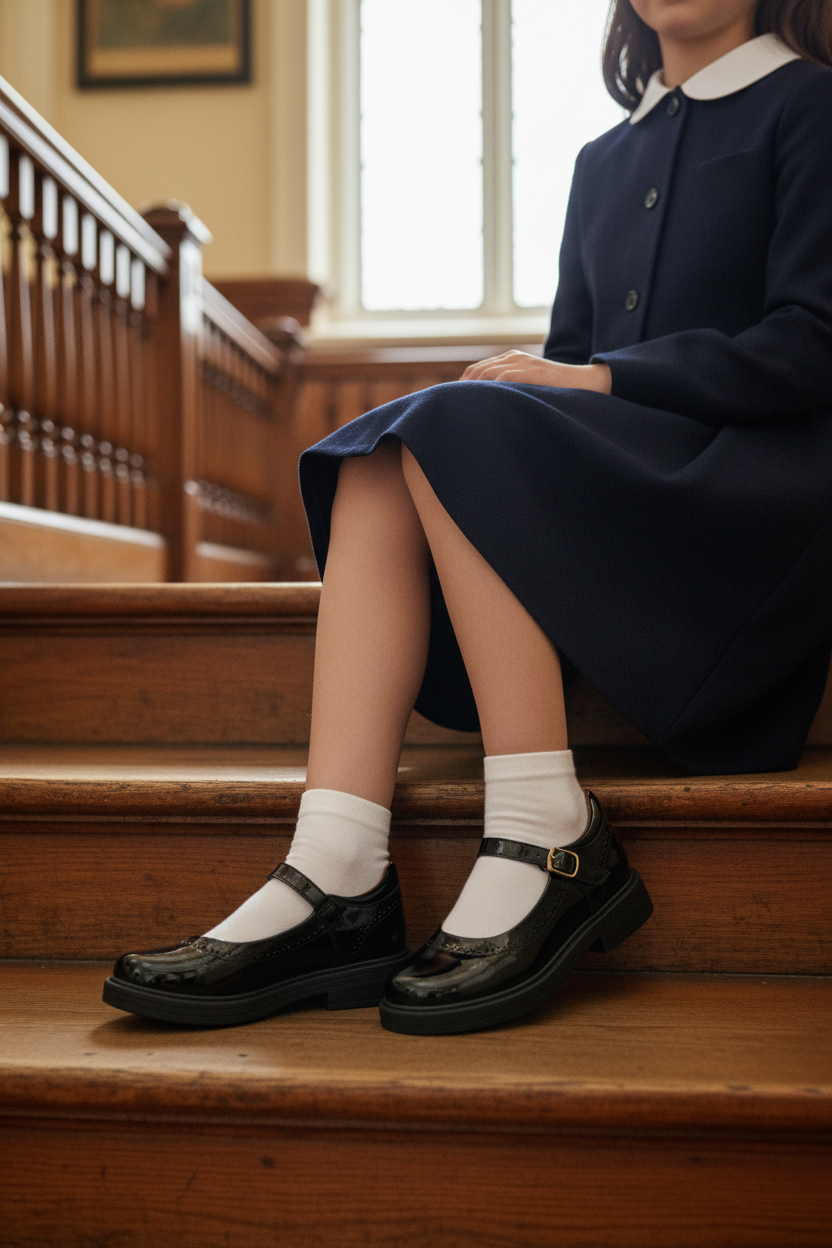 Zapato Escolar Para Niña Confratelli 08895