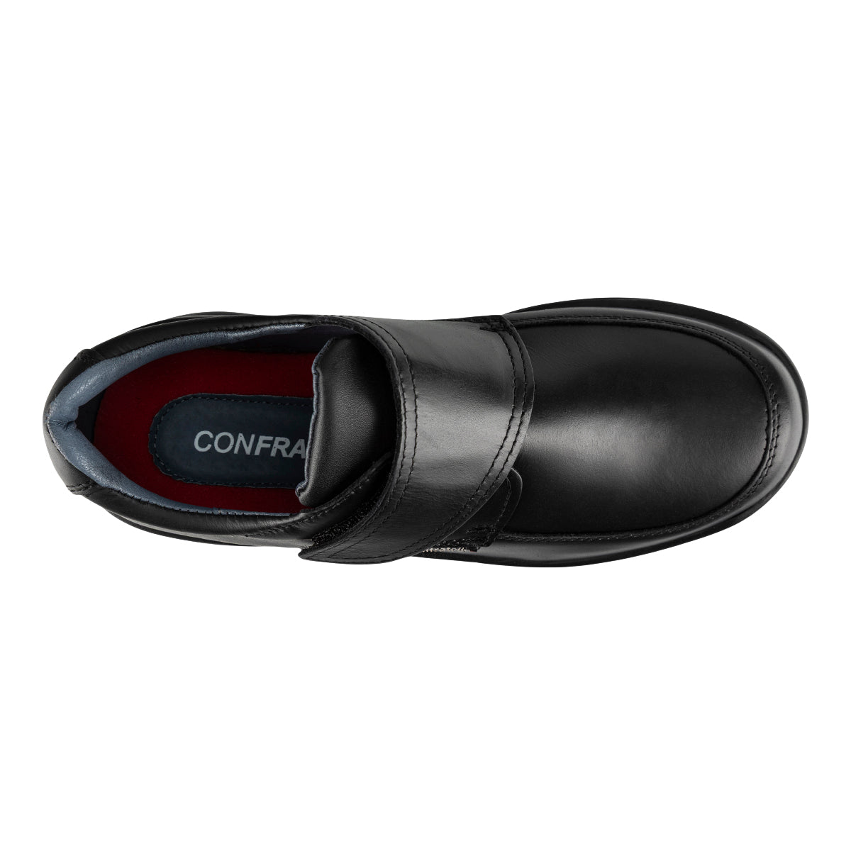 Zapato Escolar Velcro Ancho Niño Confratelli 08873