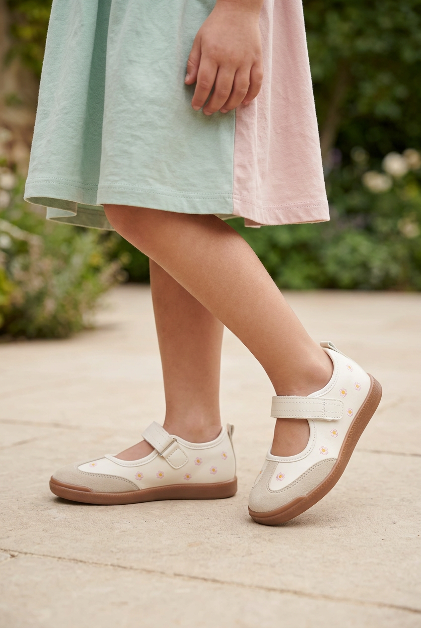 Zapato Flat Balerina Para Niña Bambino 09086