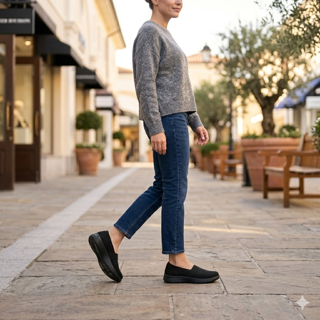 Zapato Flexi Para Mujer Casual Piso Slip On 08581