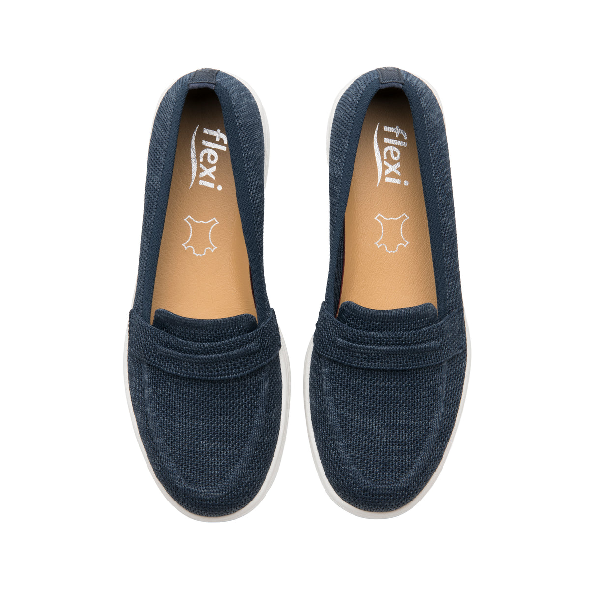 Zapato Flexi Para Mujer Grecya Tejido Slip On 09357
