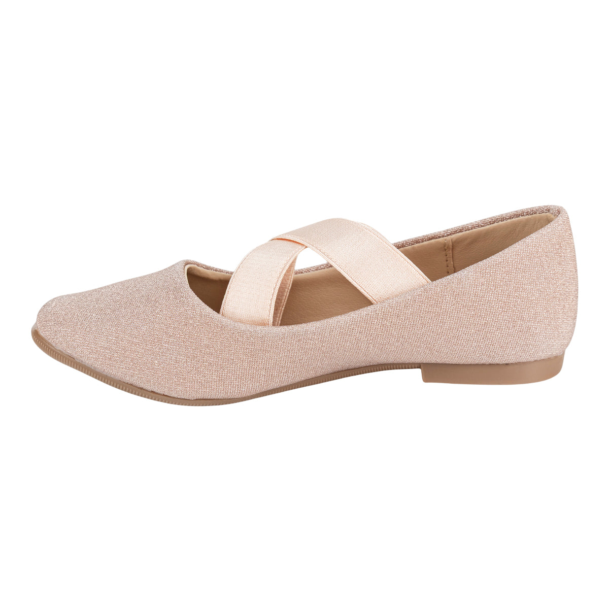 Zapato Happy Shoes Para Niña Balerina Cintas 09060