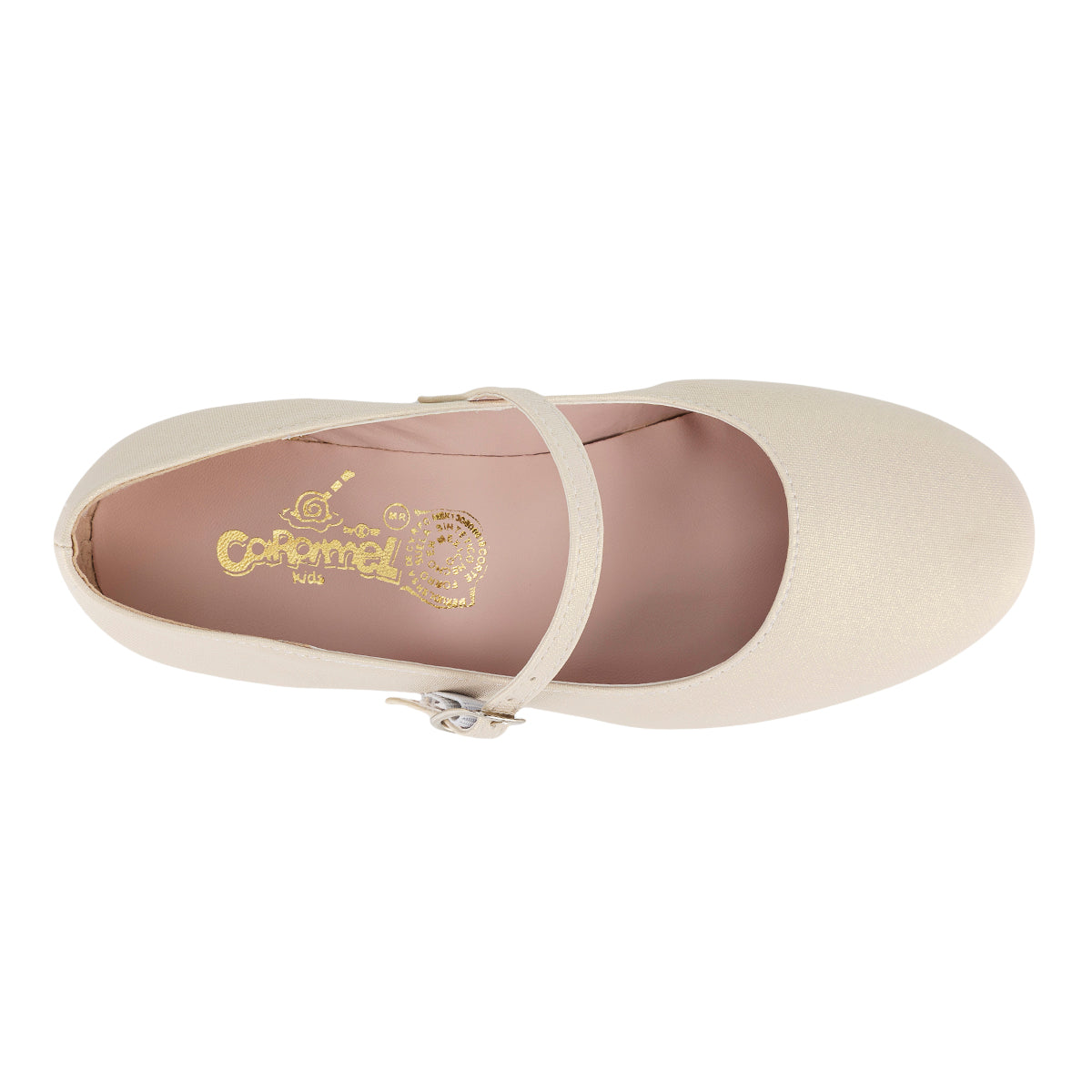 Zapato Mary Jane de Tacón Bajo Para Niña Caramel 08976