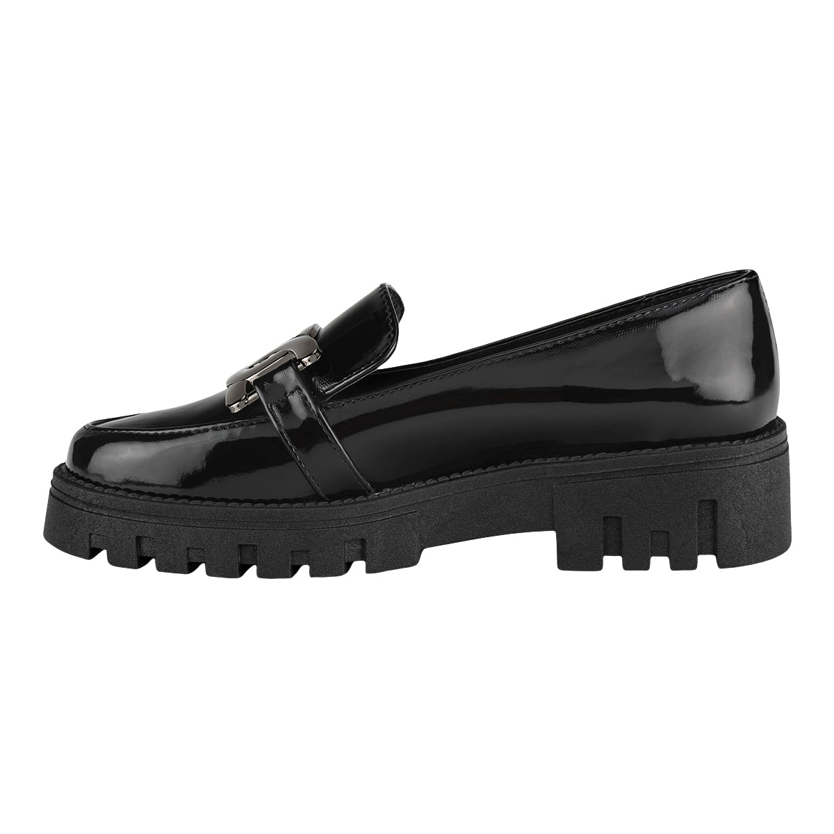Zapato Mocasines De Charol Para Mujer Caramel 08949