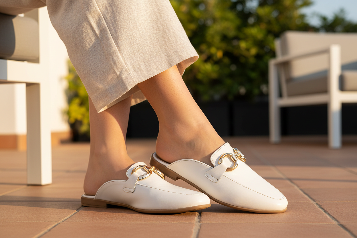 Zapato Mule Casual Para Mujer Happy Shoes 08904