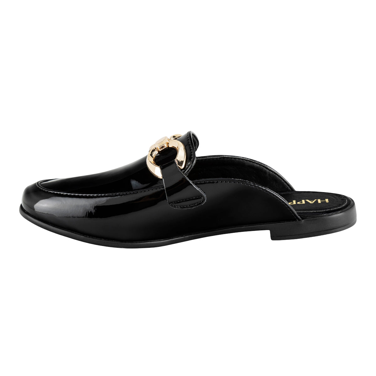 Zapato Happy Shoes Para Mujer Mule Charol 08903