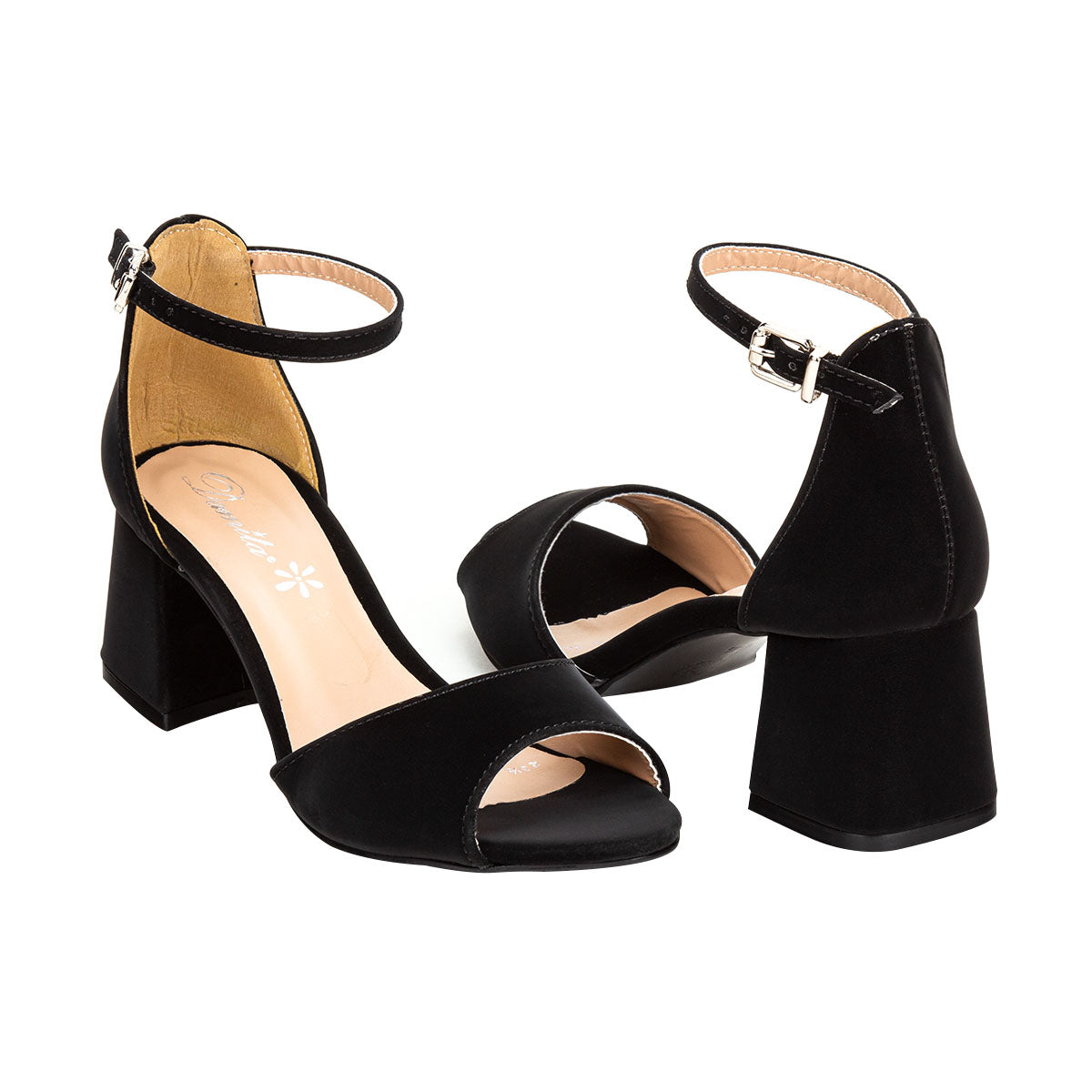 Zapato Sandalia Vestir Tacón ancho Dama Damita 01851-02735 Damita Sandalias Damita Calzado con Estilo en México