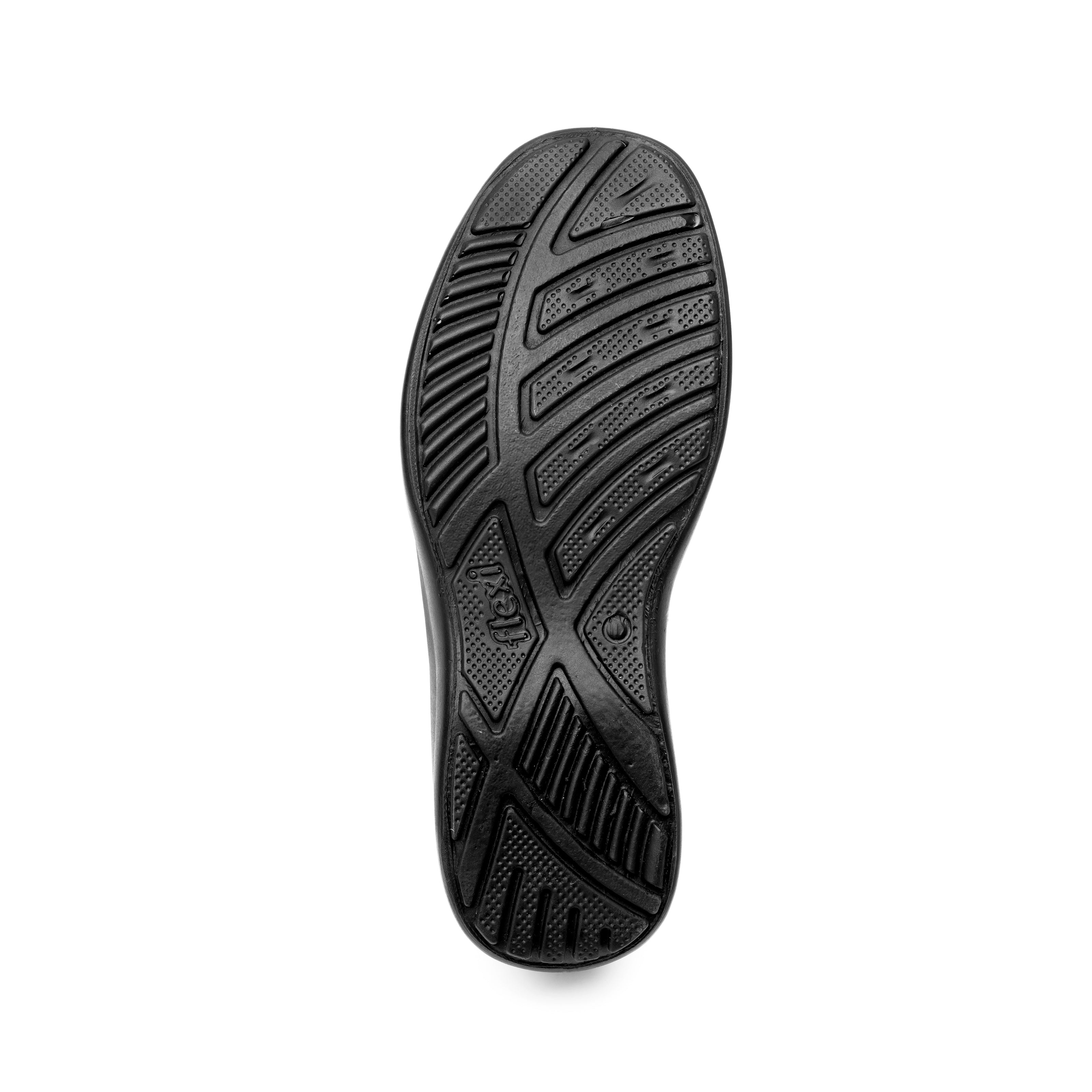 Zapato Servicio Negro Hombre Flexi 00188