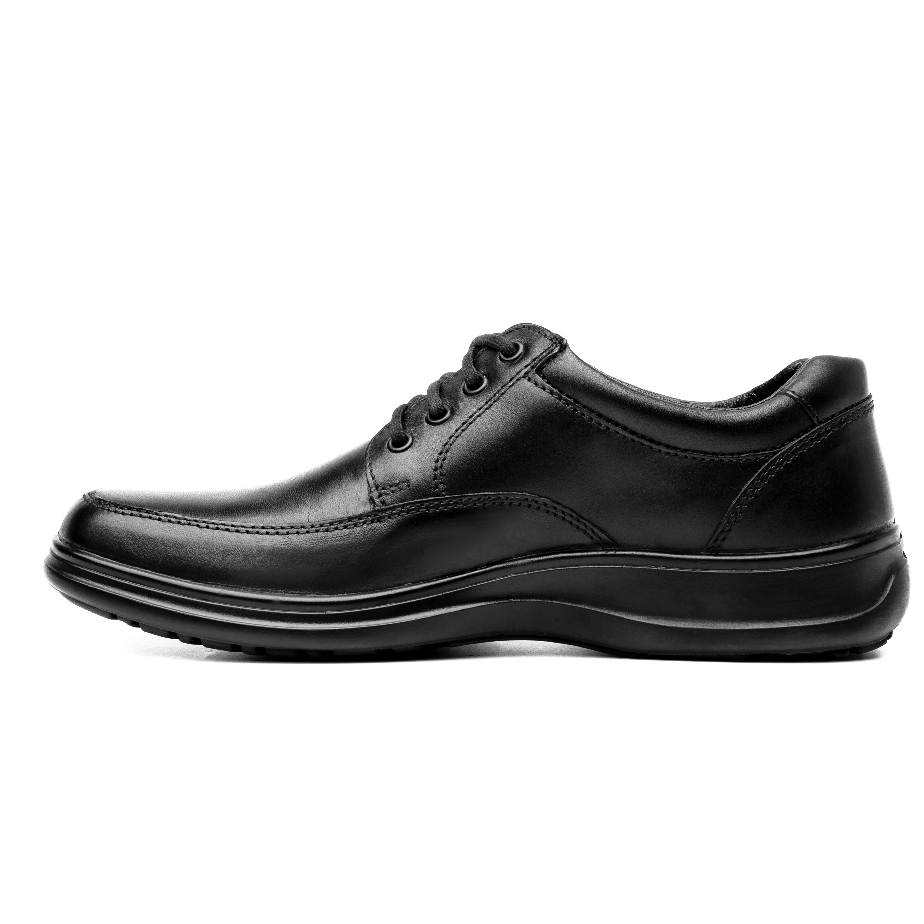 Zapato Servicio Negro Hombre Flexi 00188