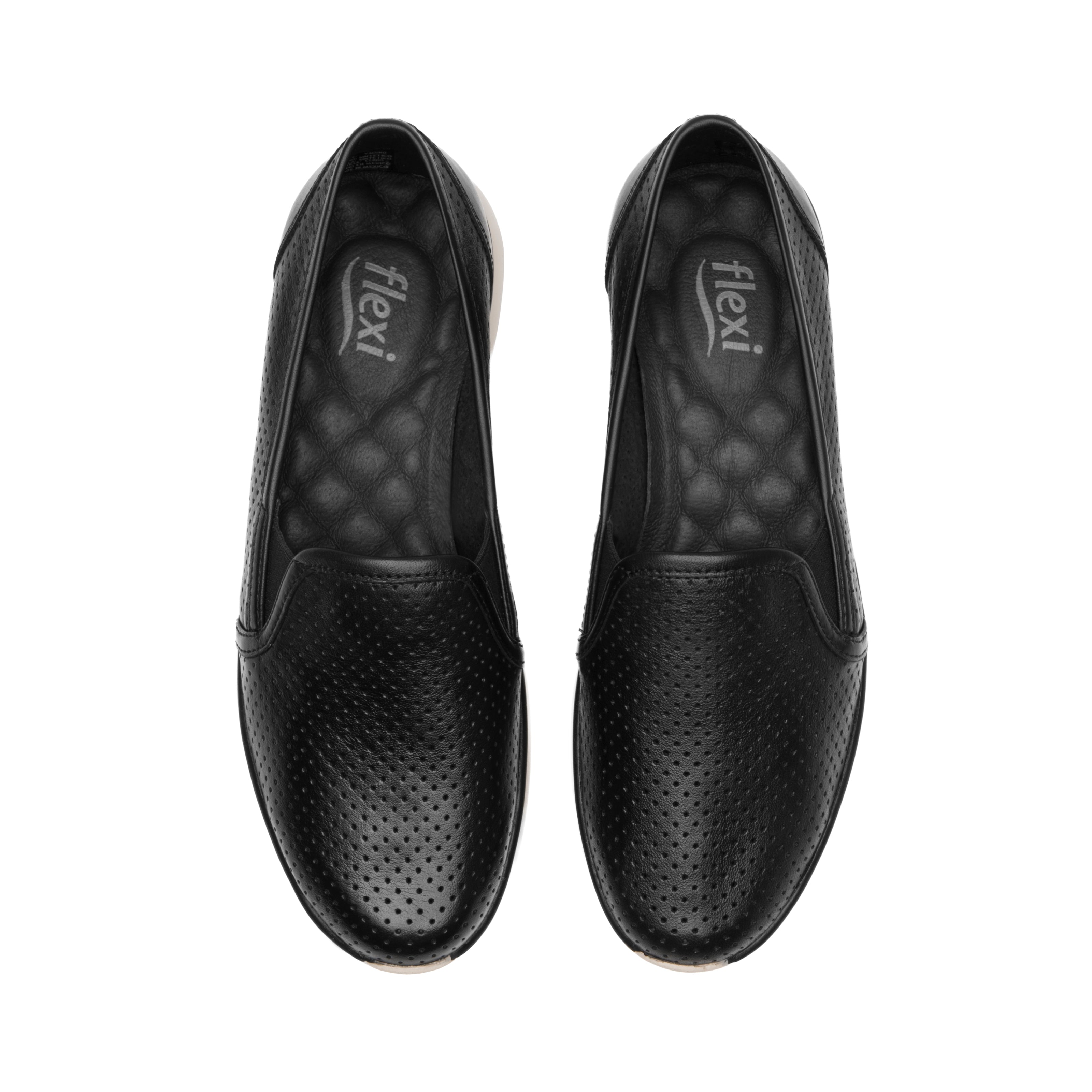 Zapato Slip On Flexi Para Mujer De Piel 09217