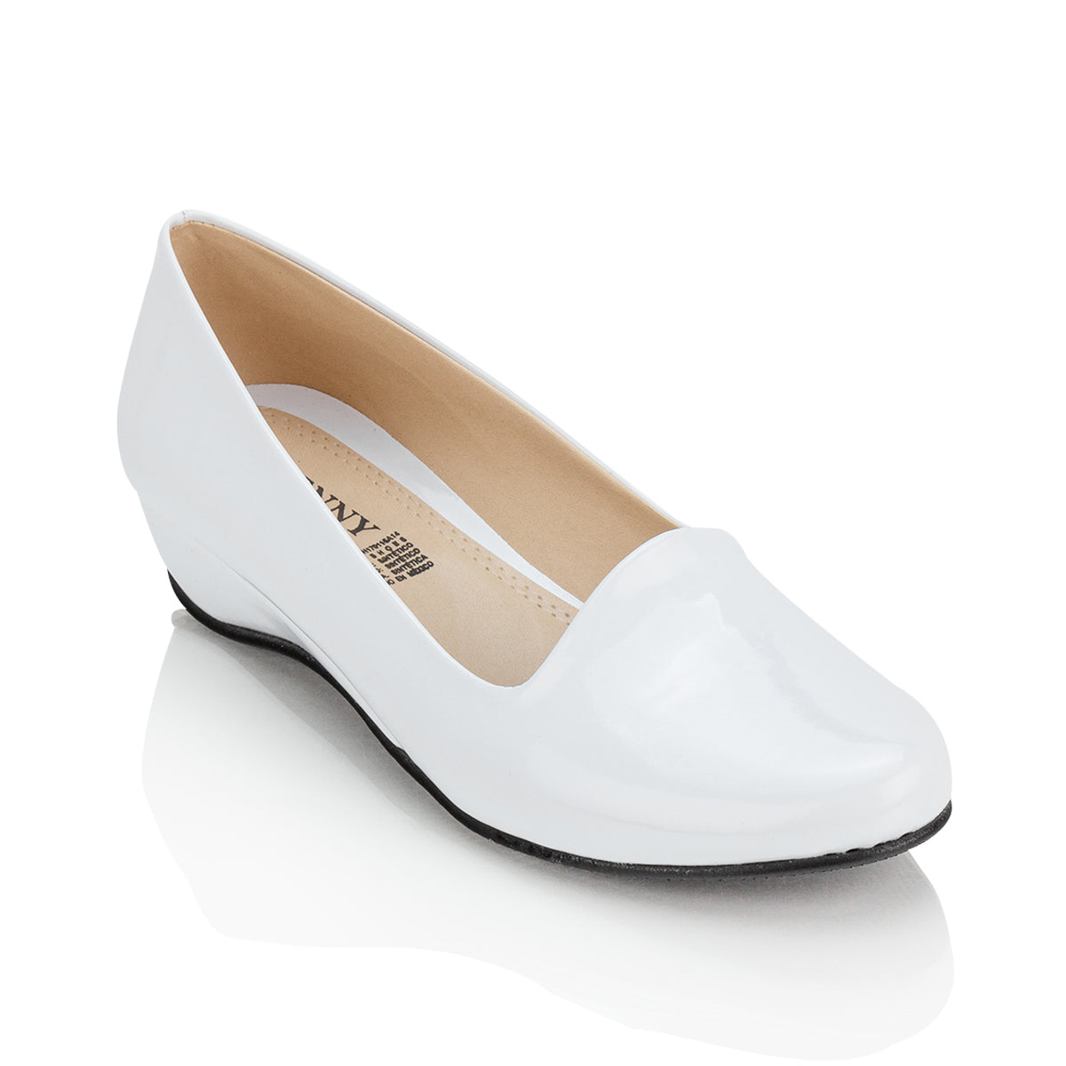 Zapato Casual Tacon Puente Charol Dama Penny Lane 00588