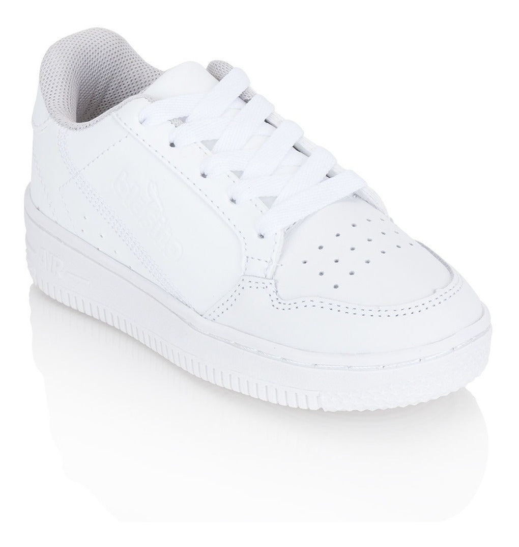 Tenis Escolar Blanco Para Joven Blasito 02913