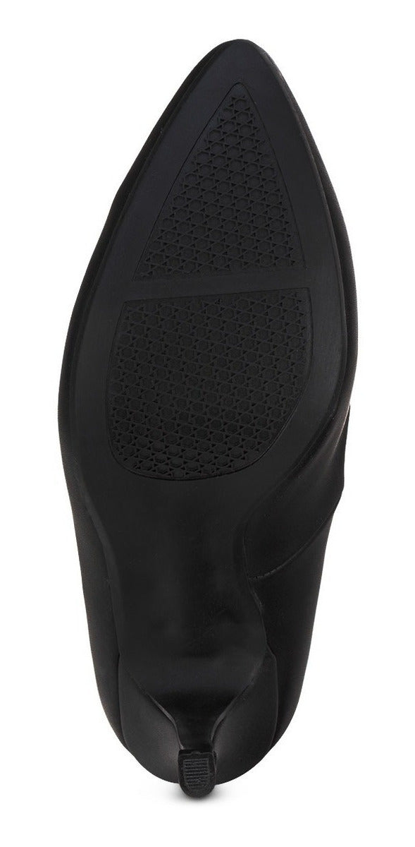 Zapatilla Dama Tacón Negro Lady Paulina 02290