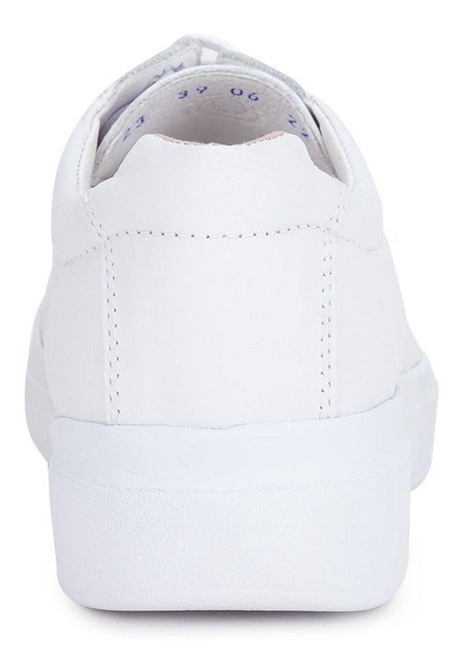 Zapato Servicio Para Mujer Blanco Gala 03093