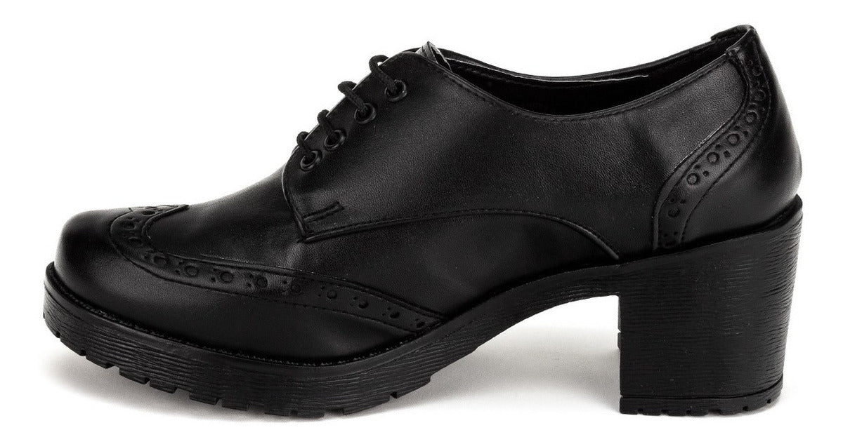 Botín Tacón Cuadrado Fusion Para Mujer 02878
