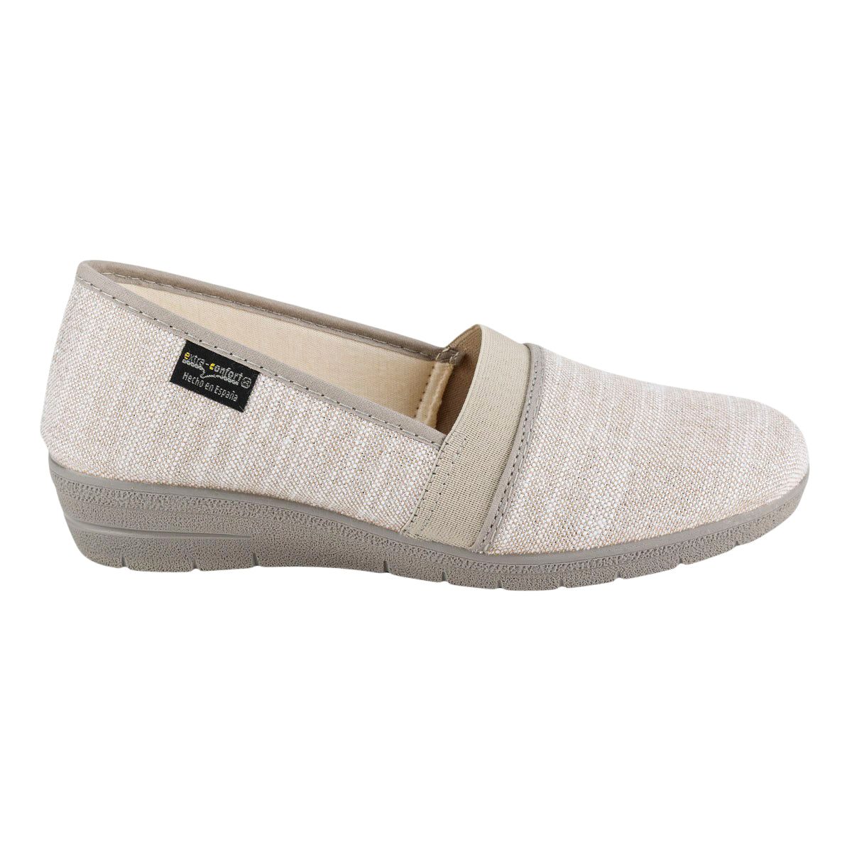 Zapato Tipo Mocasín Cuña Para Mujer Extra Confort 06520