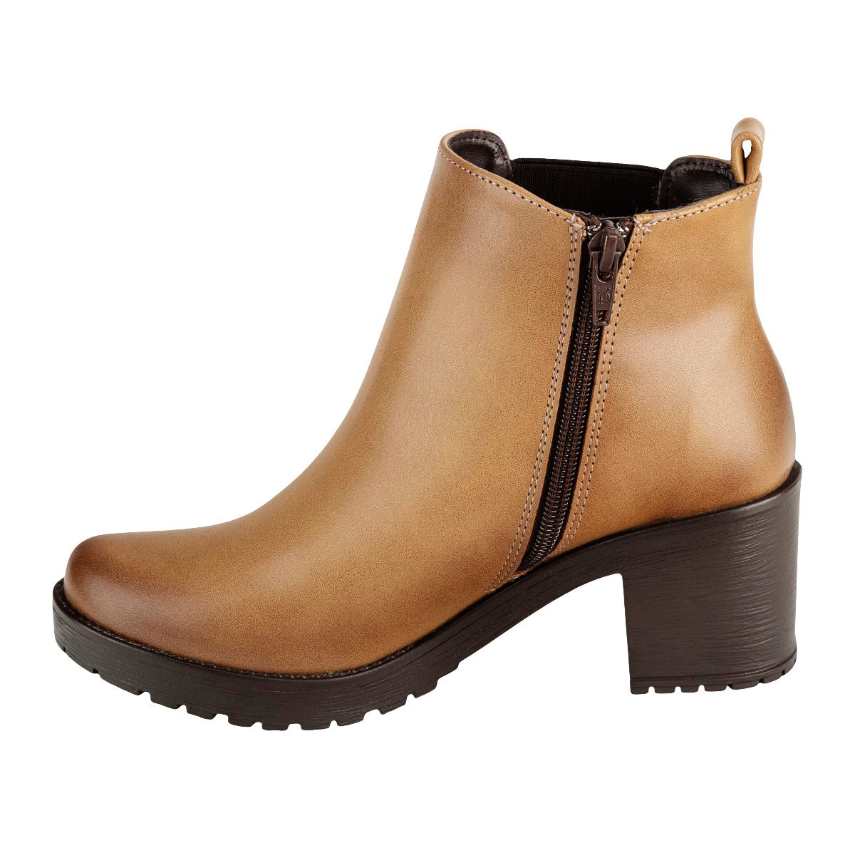 Botín Casual Tacón Para Mujer Fusión 06090