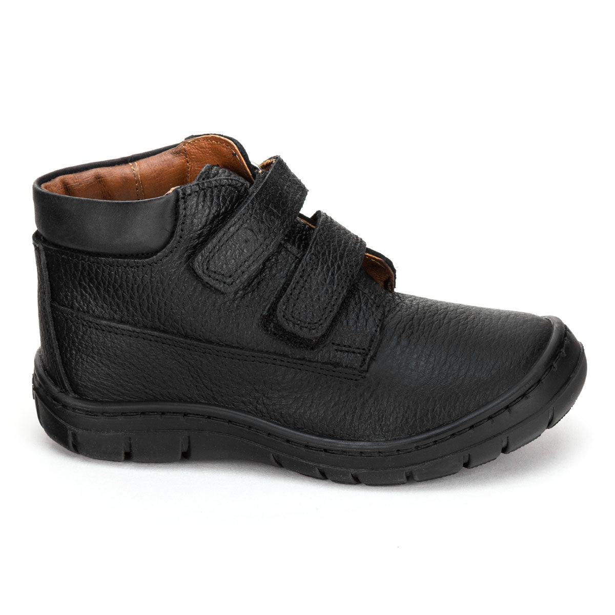 Botín Escolar Piel Negro Niño Dogi 02045