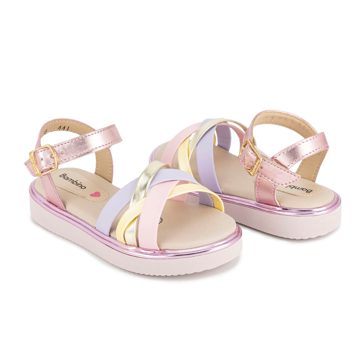 Sandalias Casuales Multicolor Niña Bambino 04977