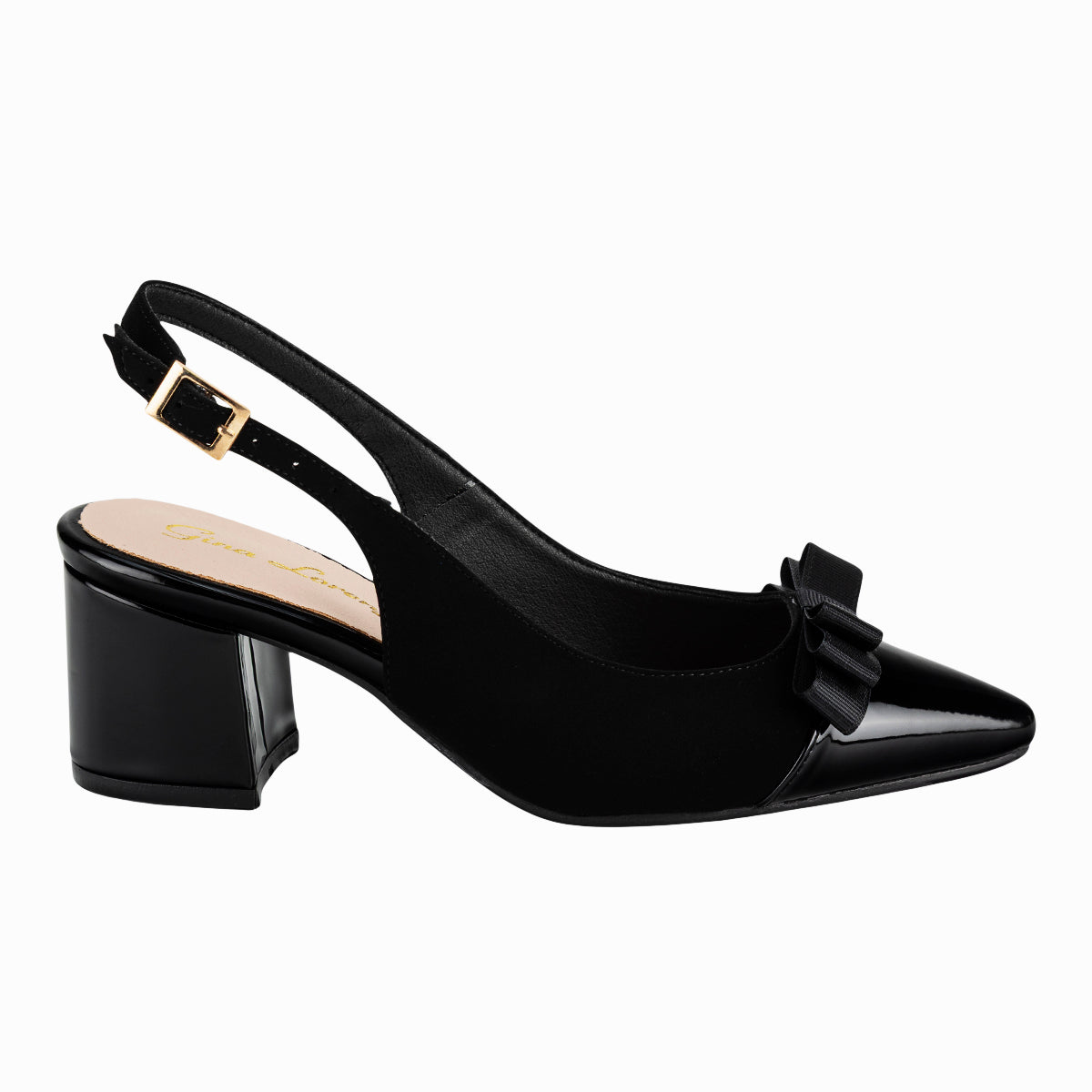 Zapato de vestir en color negro de la marca Gina Loren