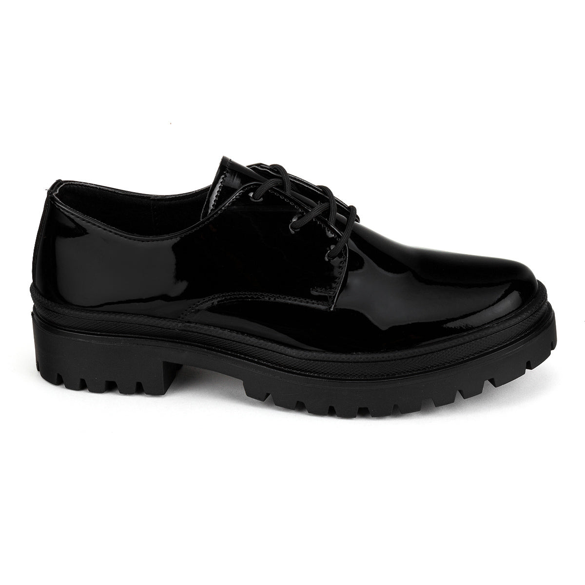 Zapato Escolar Charol Negro Para Junior Niña Blasito 04494