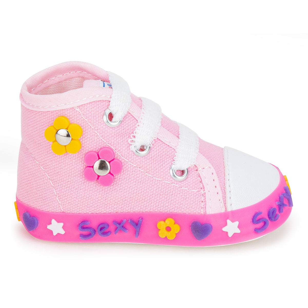 Tenis Flores Rosa Bebé Gonaykids 00052