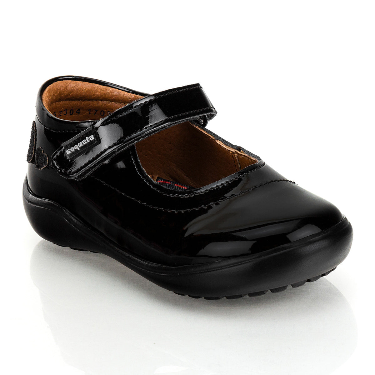 Zapato Escolar Charol Niña Coqueta 04344
