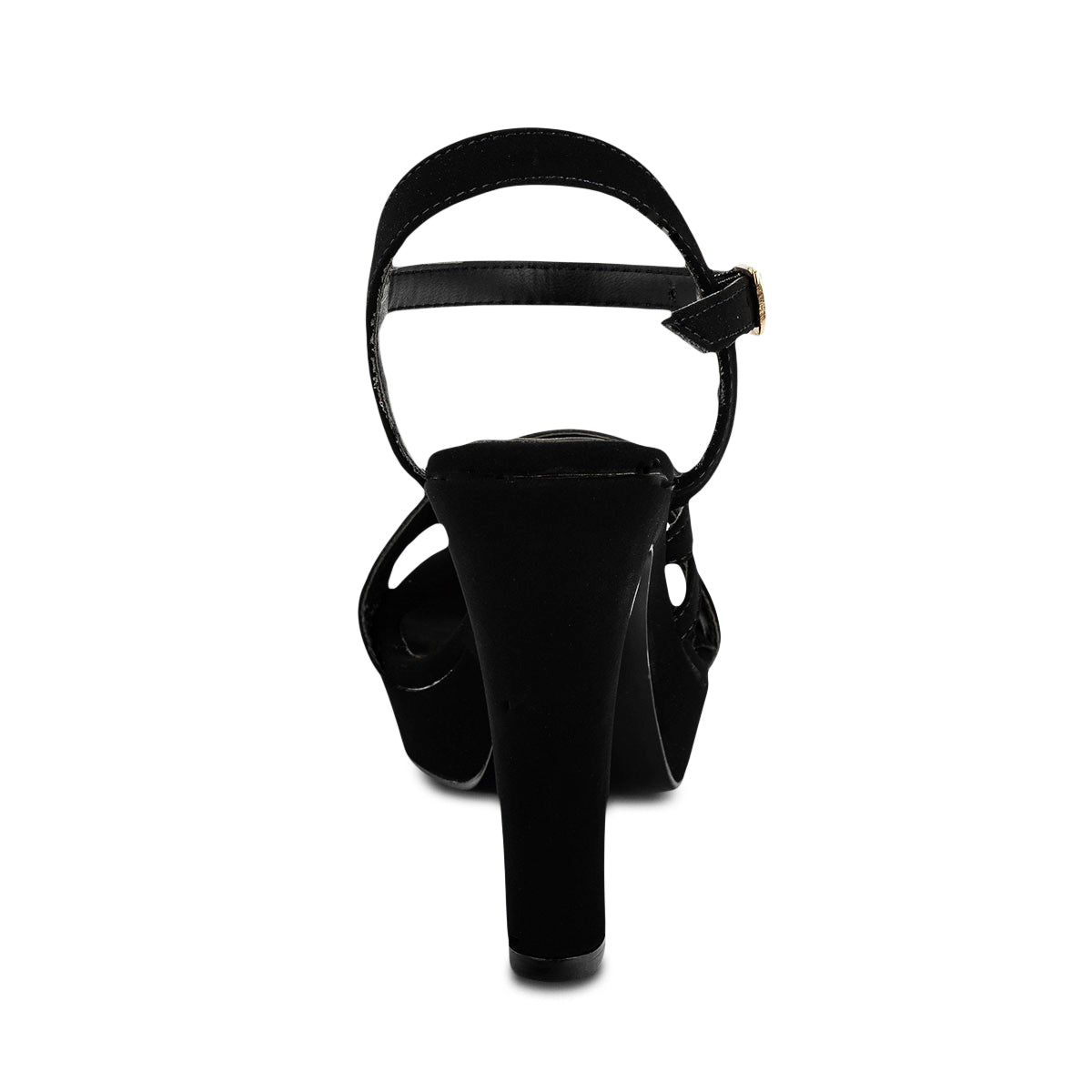 Zapatilla Abierta Negra Tiras Para Mujer Damita 05206