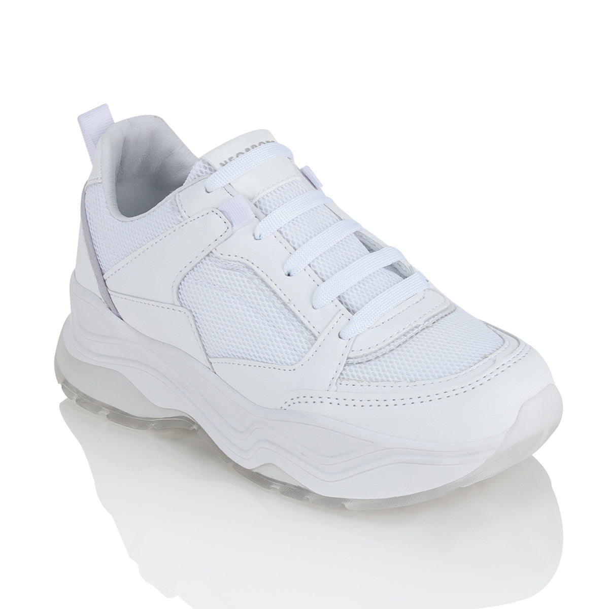 Tenis Blancos Deportivo Para Mujer Neosport 03963 - Tres Reyes Zapaterías - México