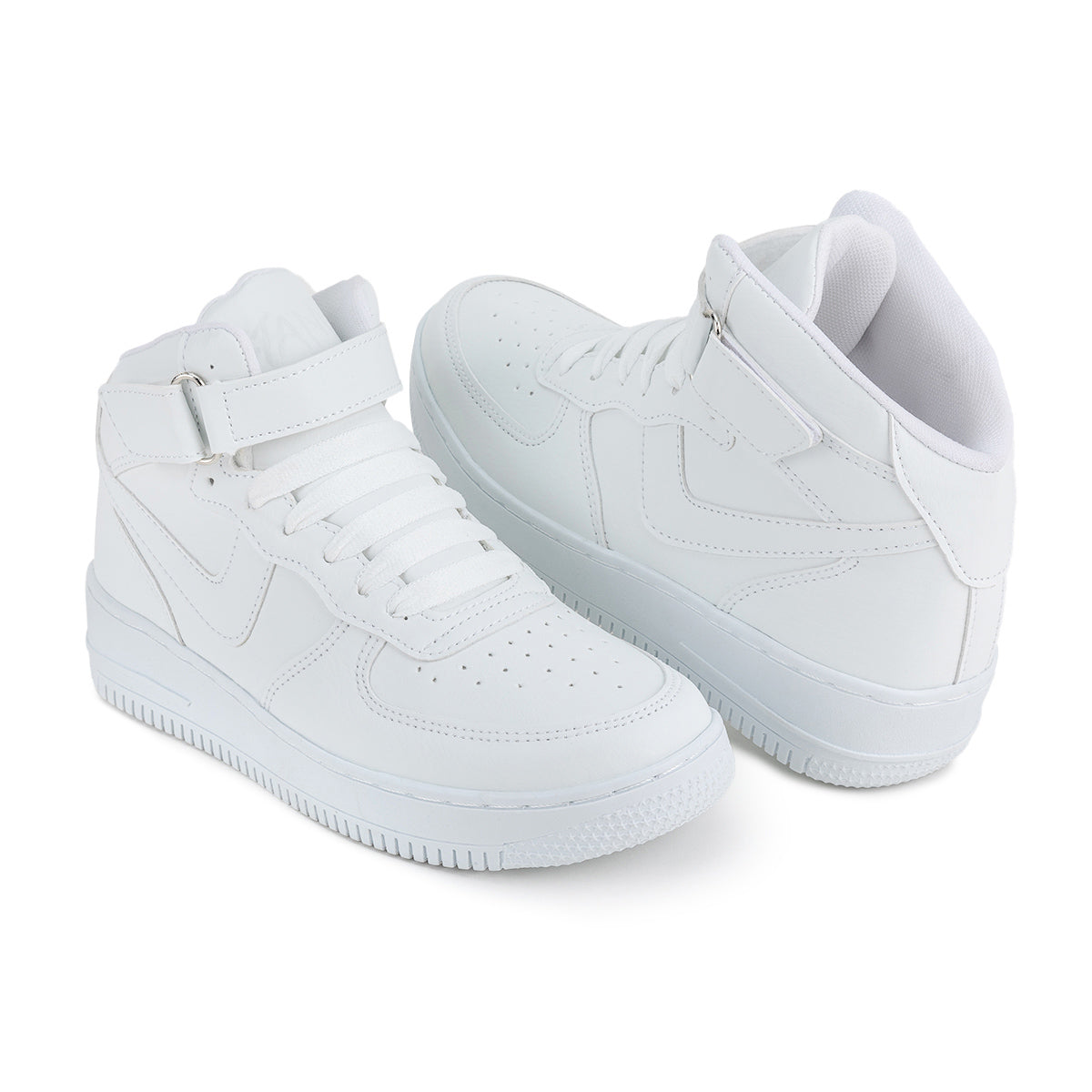 Tenis Blancos Escolar Casual Niño Stampa 04824