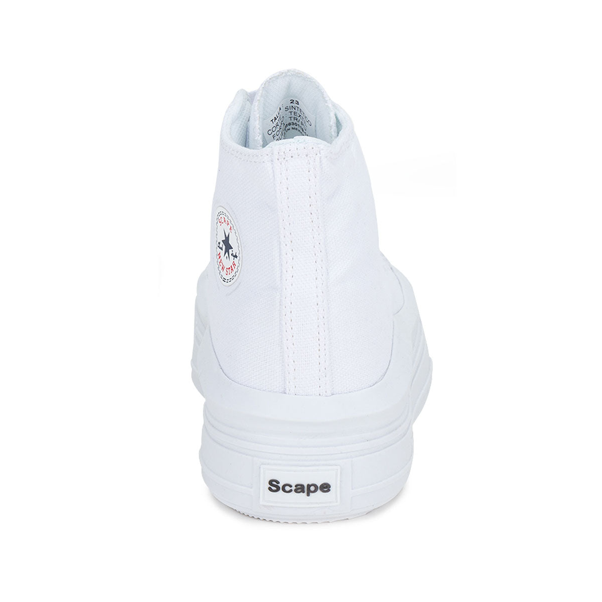 Tenis Blancos Escolar Casual Niña Scape 03535-37