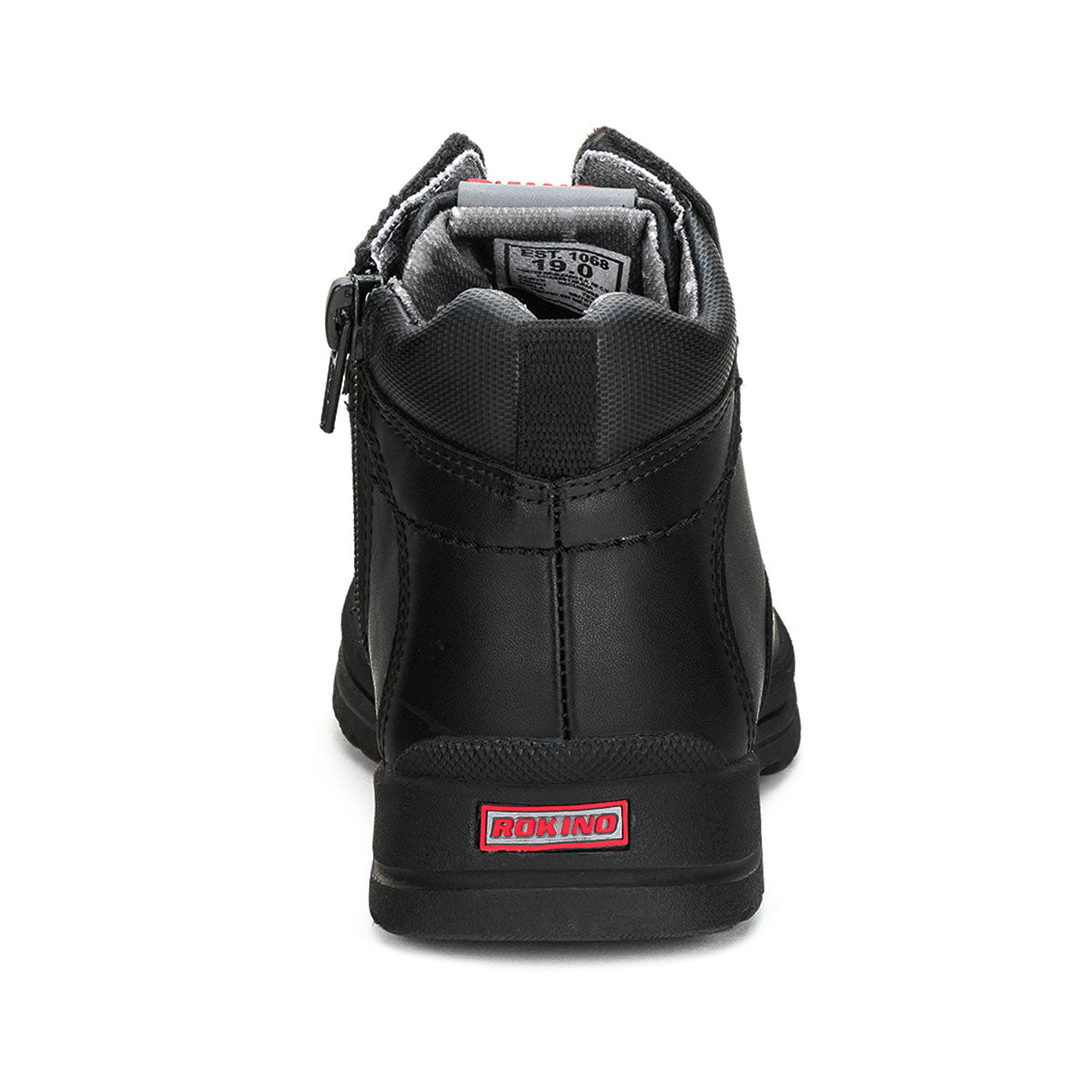 Botín Casual Piel Negro Niño Rokino 00467