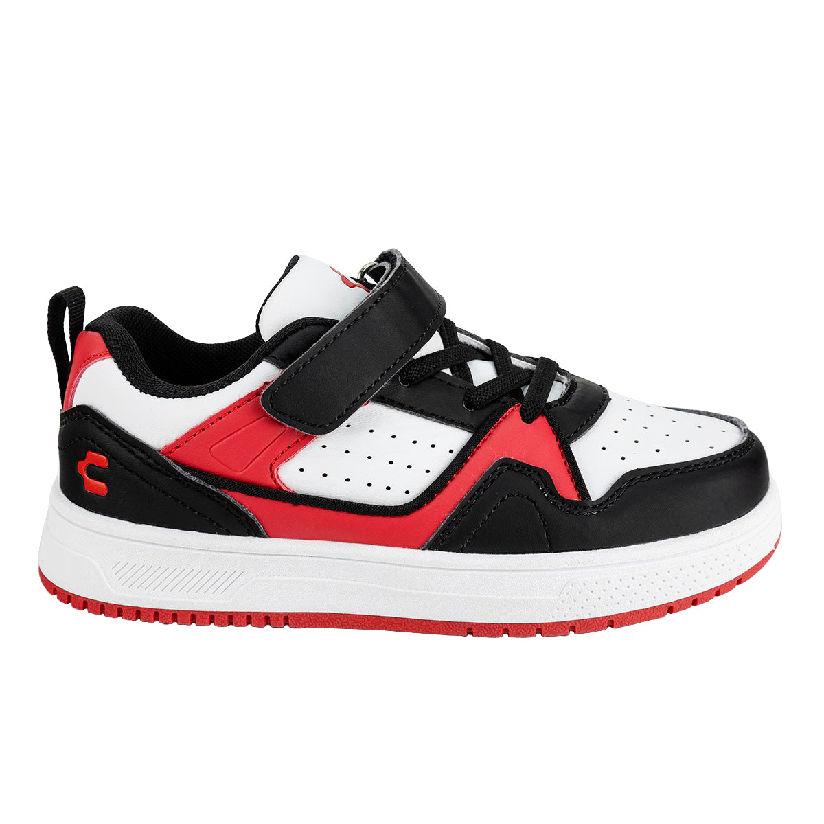 Tenis Moda Casual Niño Charly 05731/32 Blanco/Negro-Blanco/Rey