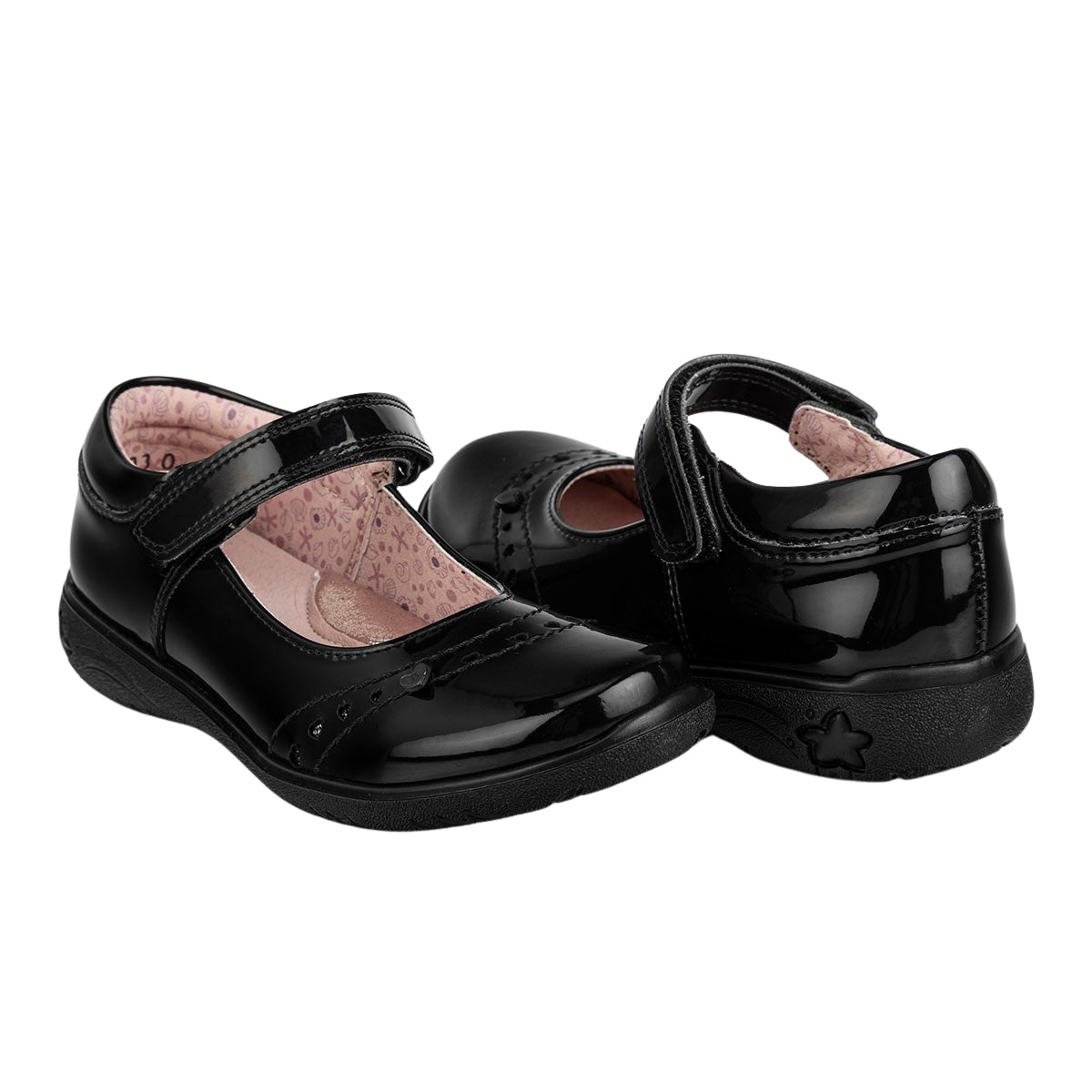 Zapato Escolar Charol Joven Bambino 05391