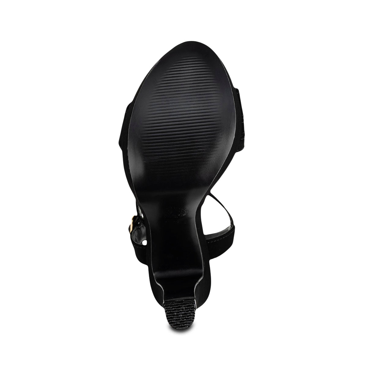 Zapatilla Abierta Negra Tiras Para Mujer Damita 05206