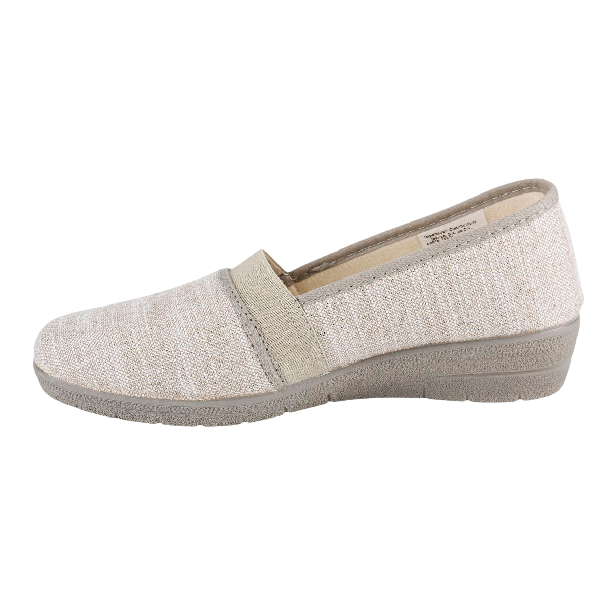 Zapato Tipo Mocasín Cuña Para Mujer Extra Confort 06520