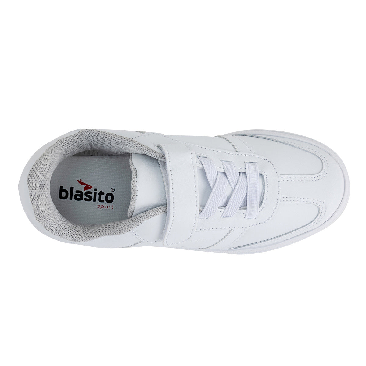 Tenis Blanco Casual Para Mujer Blasito 04540