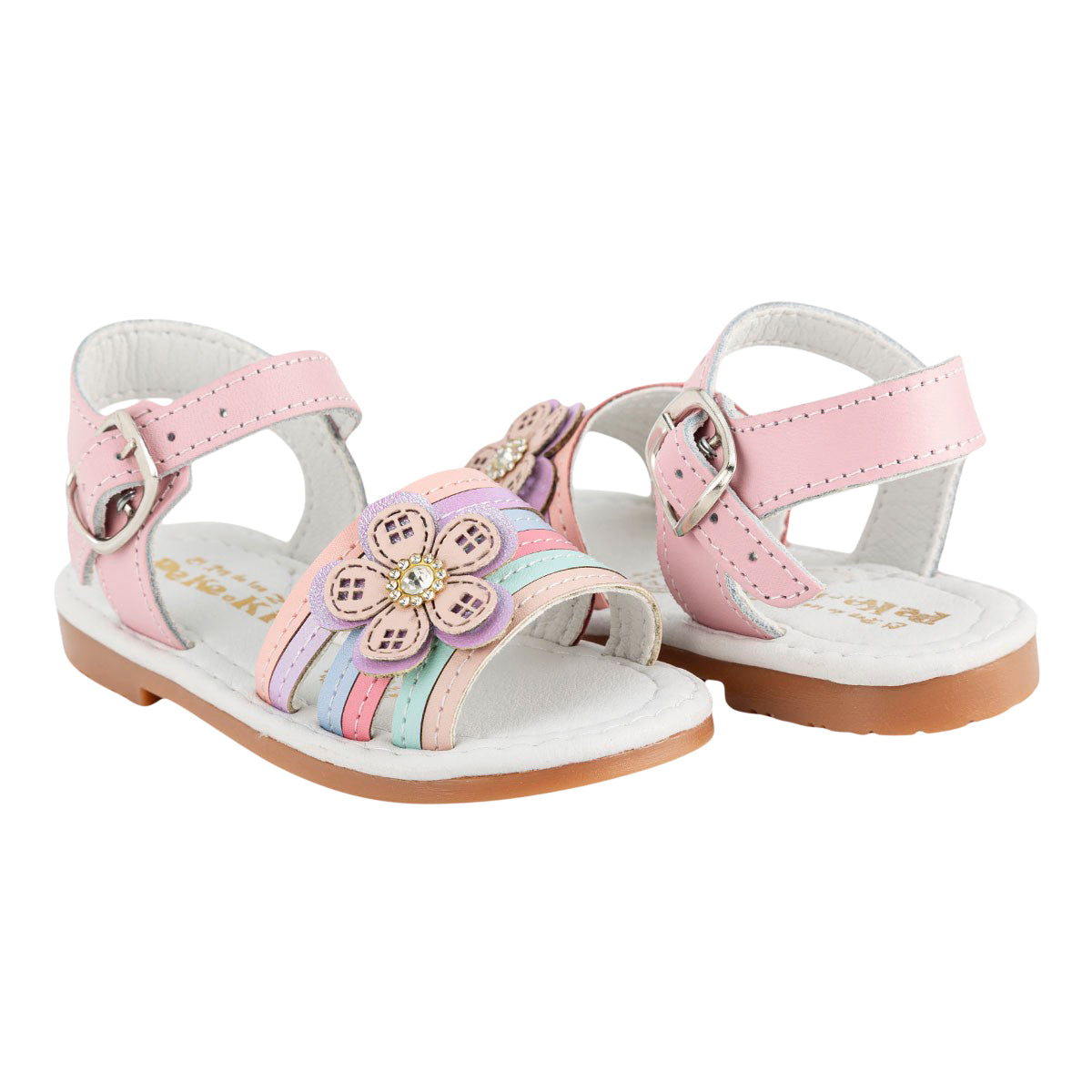 Sandalia Flores y Colores Niña Peke Kids 06406-07-08