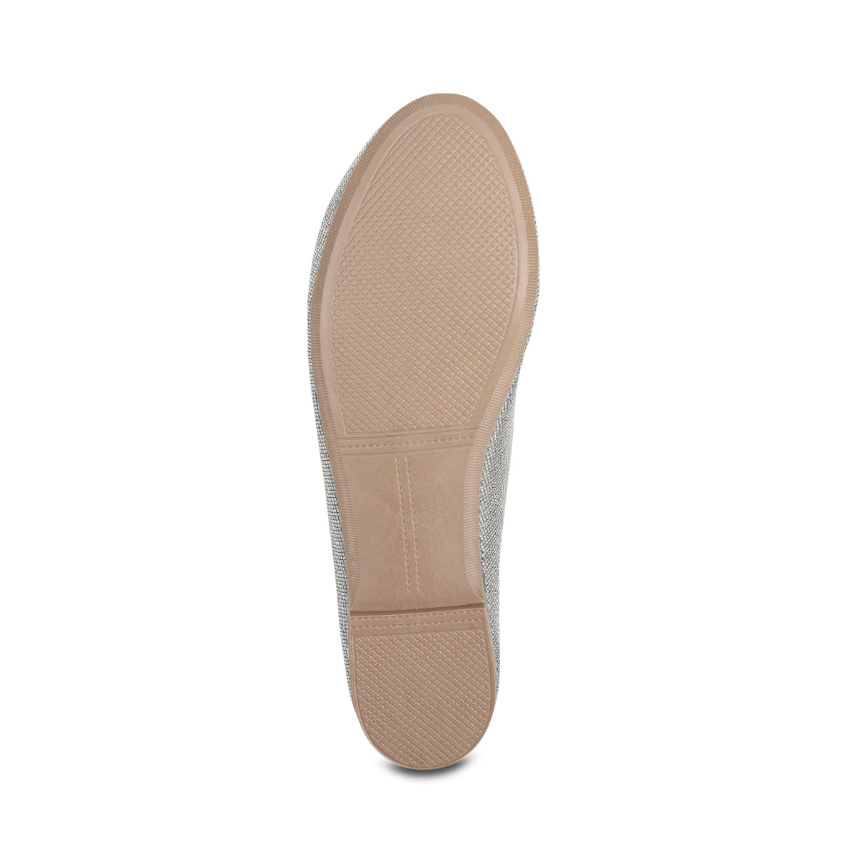 Zapato Flat Casual Plata Dama Stampa 05455