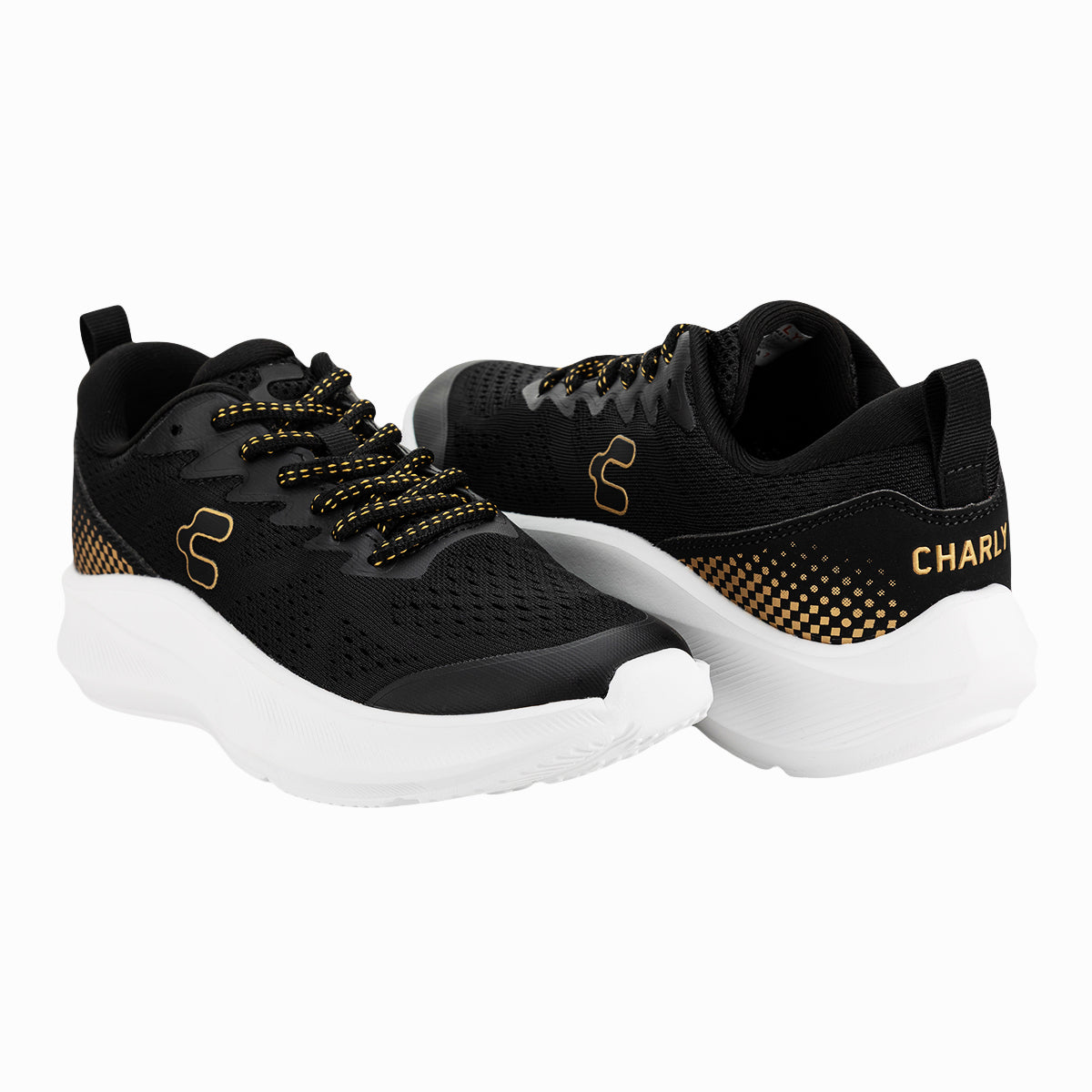 Tenis Light Black Sport Dama Charly 07369