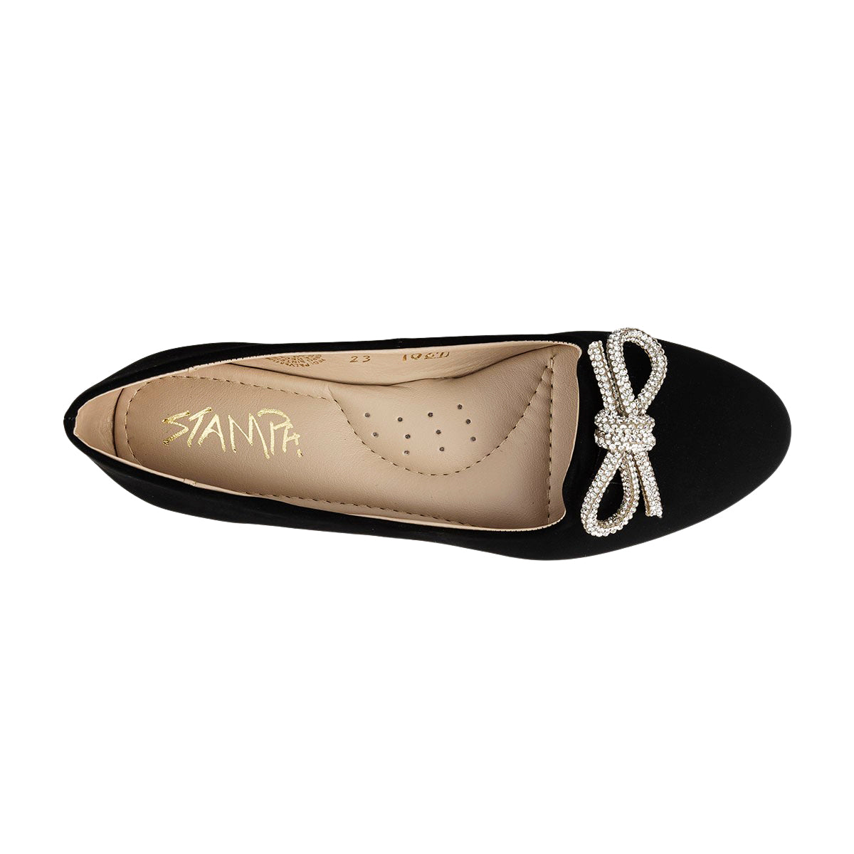 Zapato Flat Casual Moño Para Mujer Stampa 05453