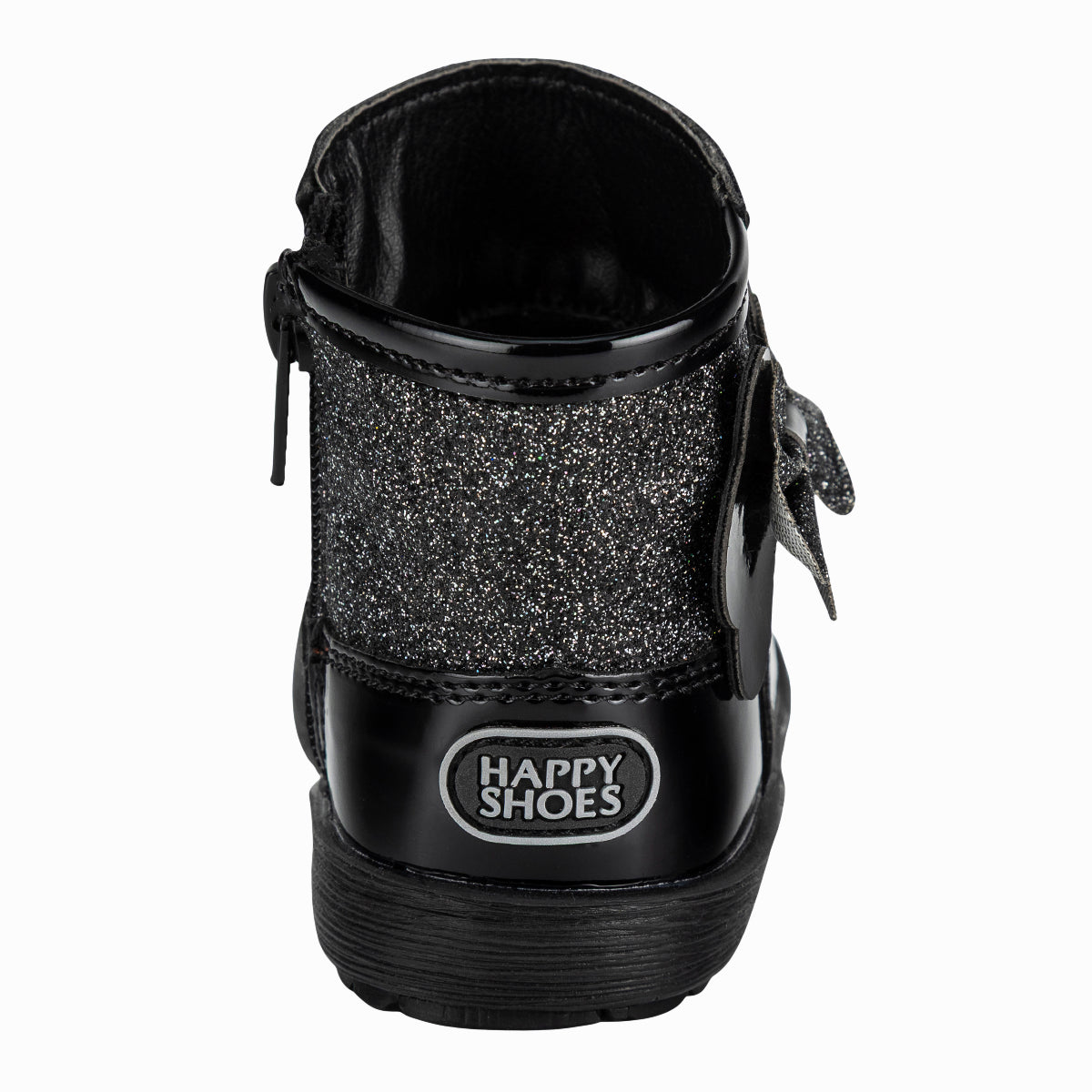 Bota para bebé en color negro de la marca Happy Shoes