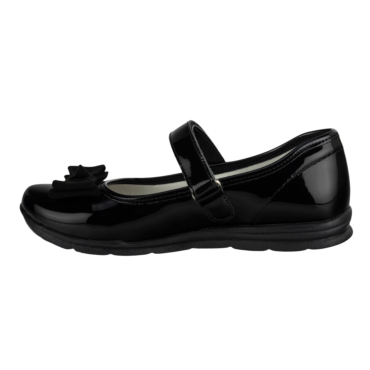 Zapato Escolar Moño Corazón Para NIña Nick & Wick 08970
