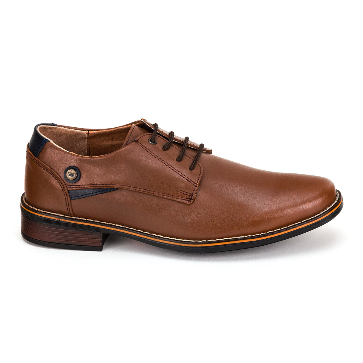 Zapato Formal Casual Caballero Epidemia Camel/Negro 02394-95
