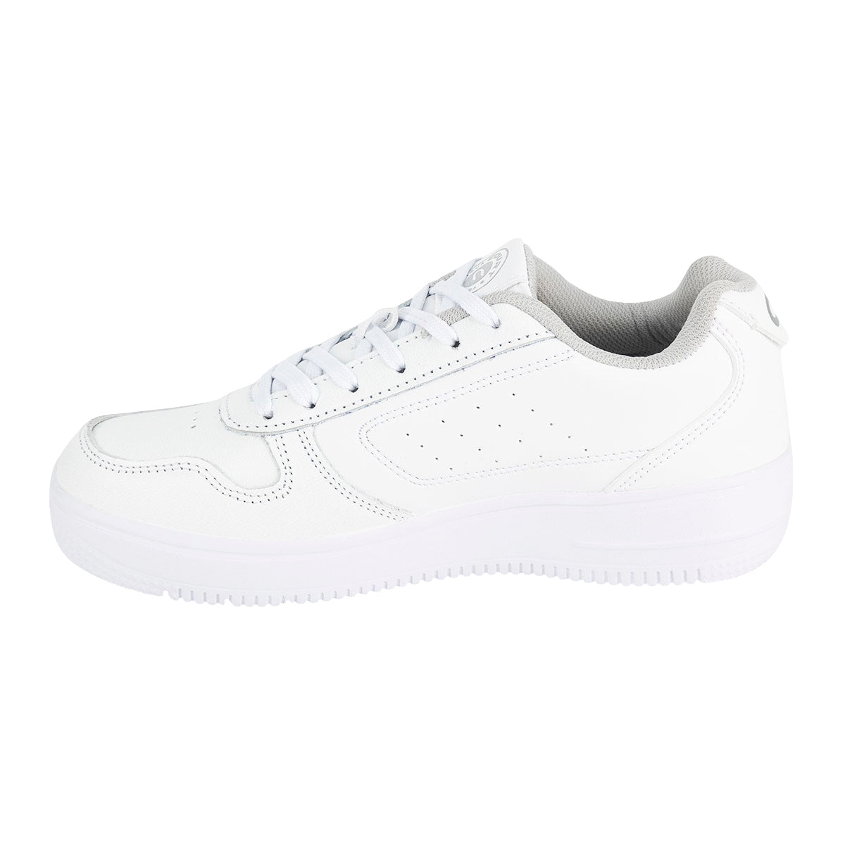 Tenis Blancos Escolar Casual Moderno Para Niño Court 06008