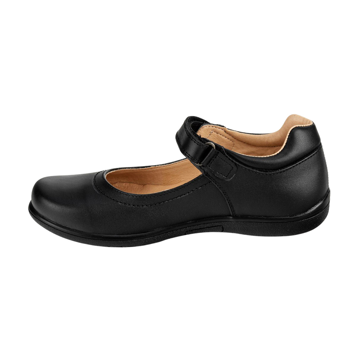 Zapato Escolar Bambino Para Niña Clásico Negro 05383