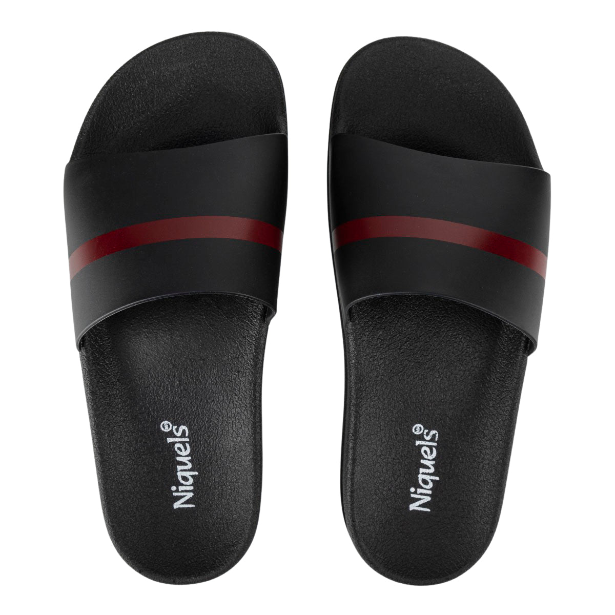 Sandalias Cómodas Casual Para Hombre Viamoda 05366/67 Negro-Azul