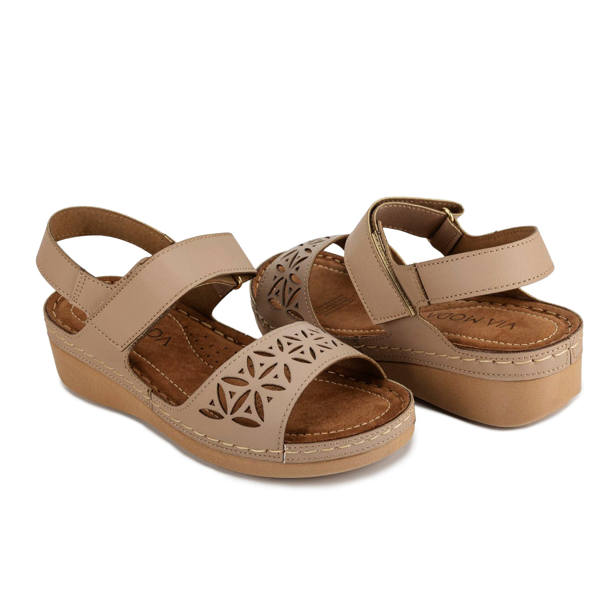 Sandalia Cómoda Casual Dama Viamoda 05001