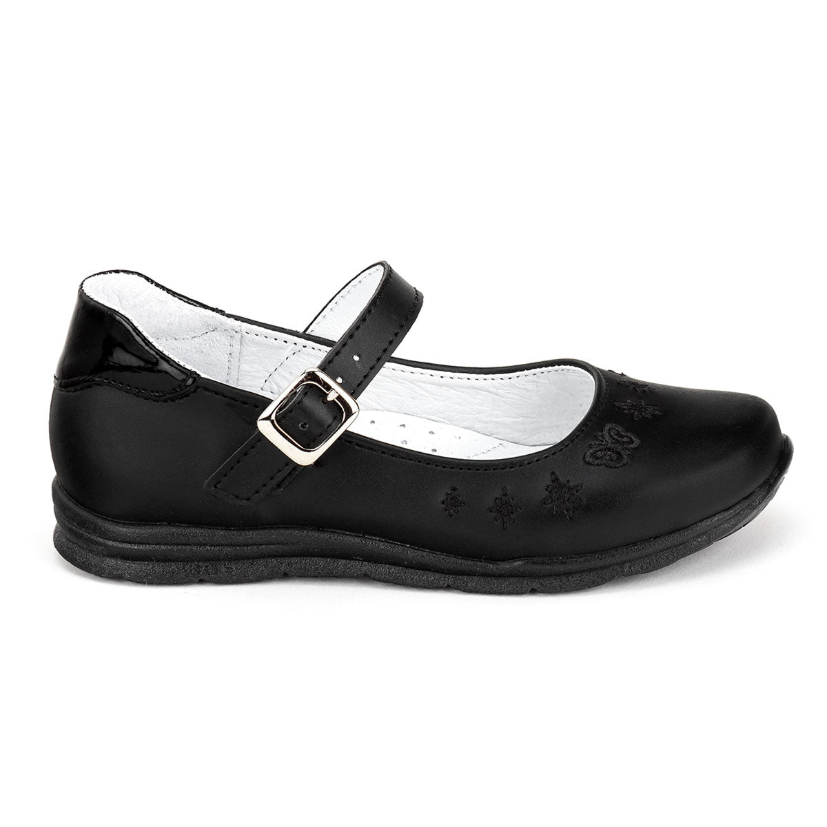 Zapato Escolar Negro Vestir Joven Dominiq 03387